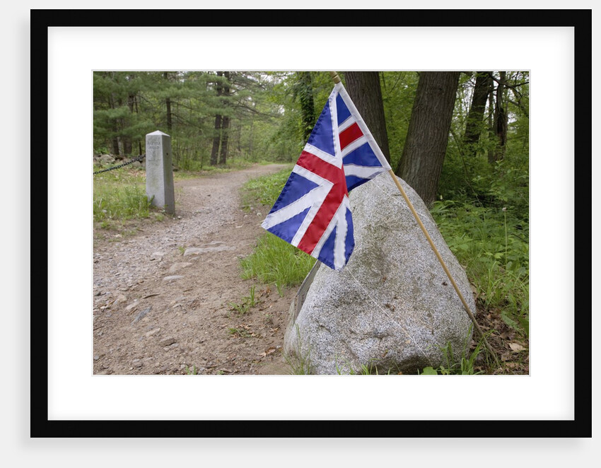British Flag honoring losses during American Revolution by Anonymous