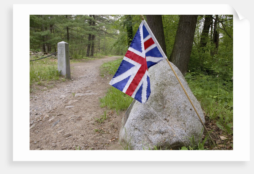 British Flag honoring losses during American Revolution by Anonymous
