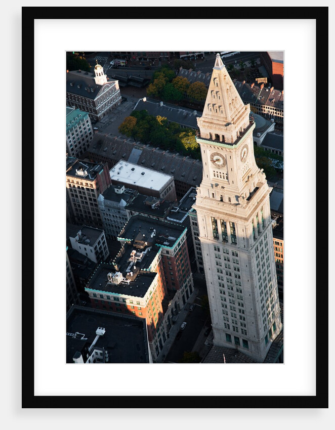 Sunrise Aerials of Customs House, Boston and New England by Anonymous