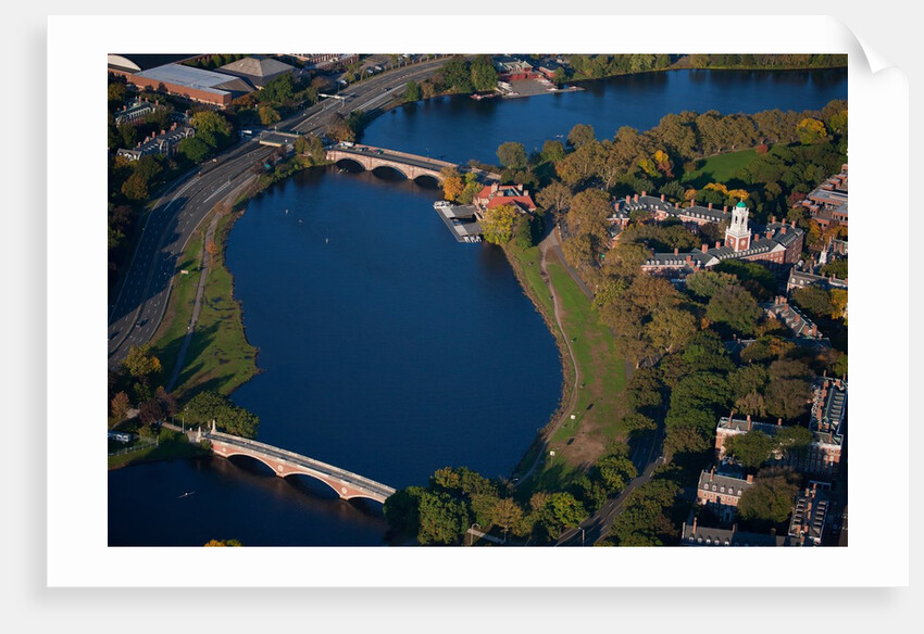 Sunrise Aerials of Charles River, of Cambridge, Boston and New England by Anonymous