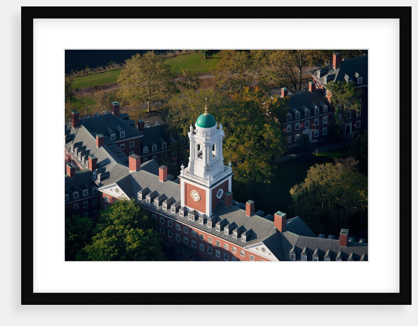 Sunrise Aerials of Eliot House Clock Tower, Harvard, New England by Anonymous