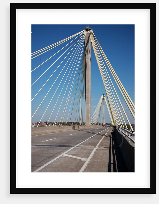 The Clark Bridge over the Mississippi River, also known as Cook Bridge, at Alton, Illinois by Anonymous