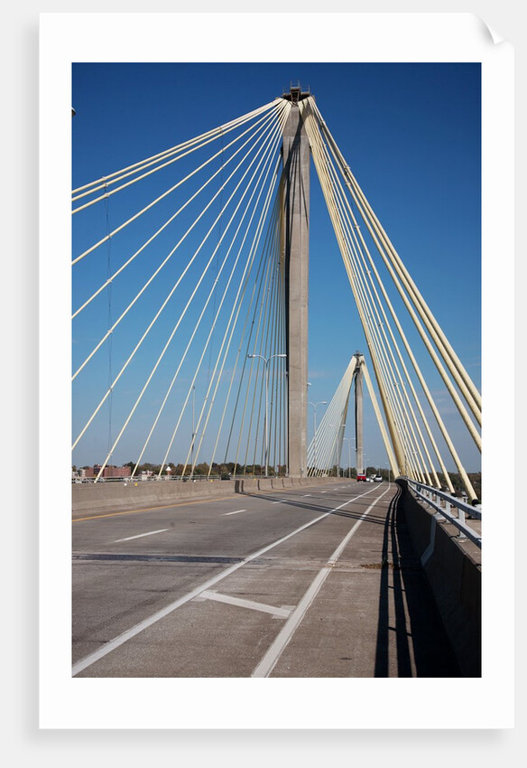 The Clark Bridge over the Mississippi River, also known as Cook Bridge, at Alton, Illinois by Anonymous