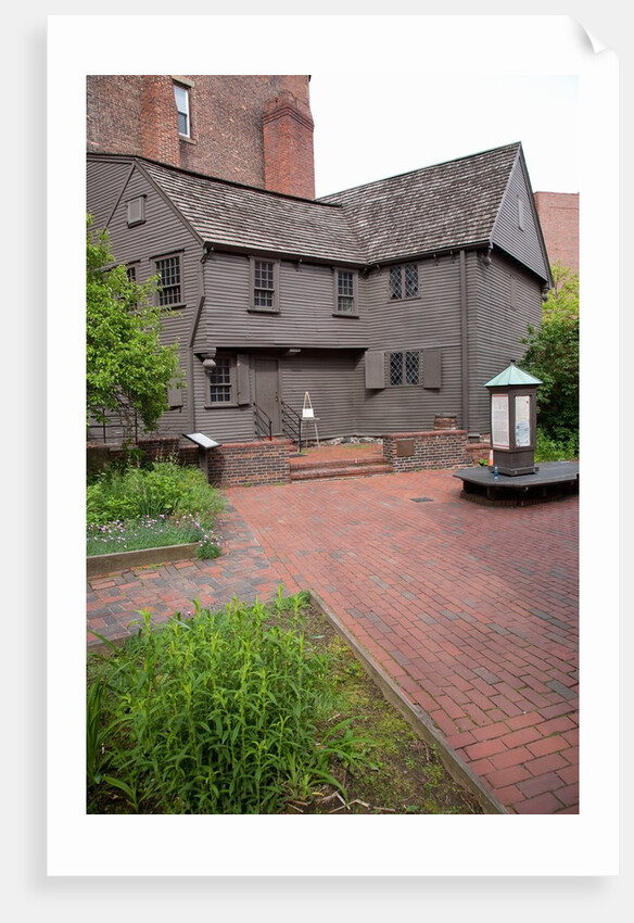 The Paul Revere House, Historic North End, Boston, MA by Anonymous