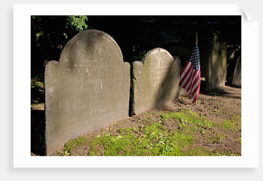Revolutionary War tombstones by Anonymous
