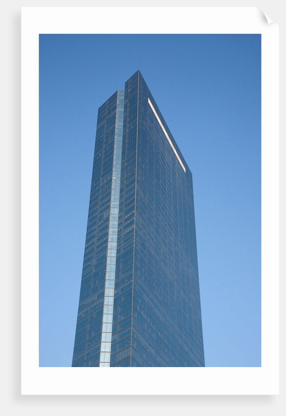 John Hanncock Tower and blue sky, Boston, MA by Anonymous