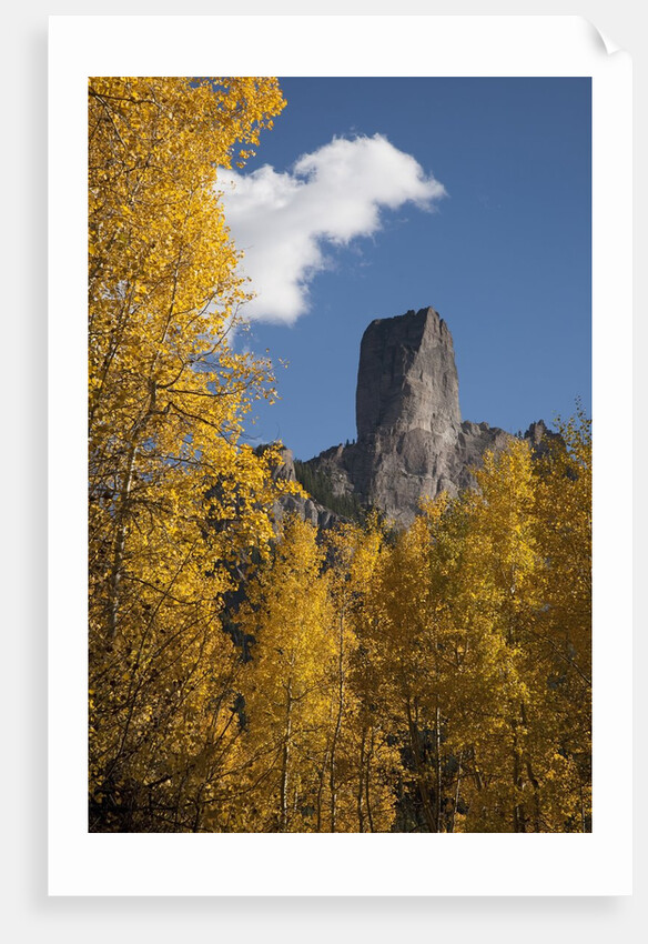 Chimney Peak and Courthouse Mountains in the Uncompahgre National Forest, Colorado by Anonymous