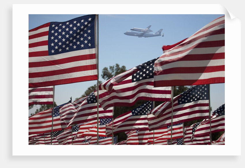 Space Shuttle Columbia's final flight over Los Angeles, CA 2012 by Anonymous