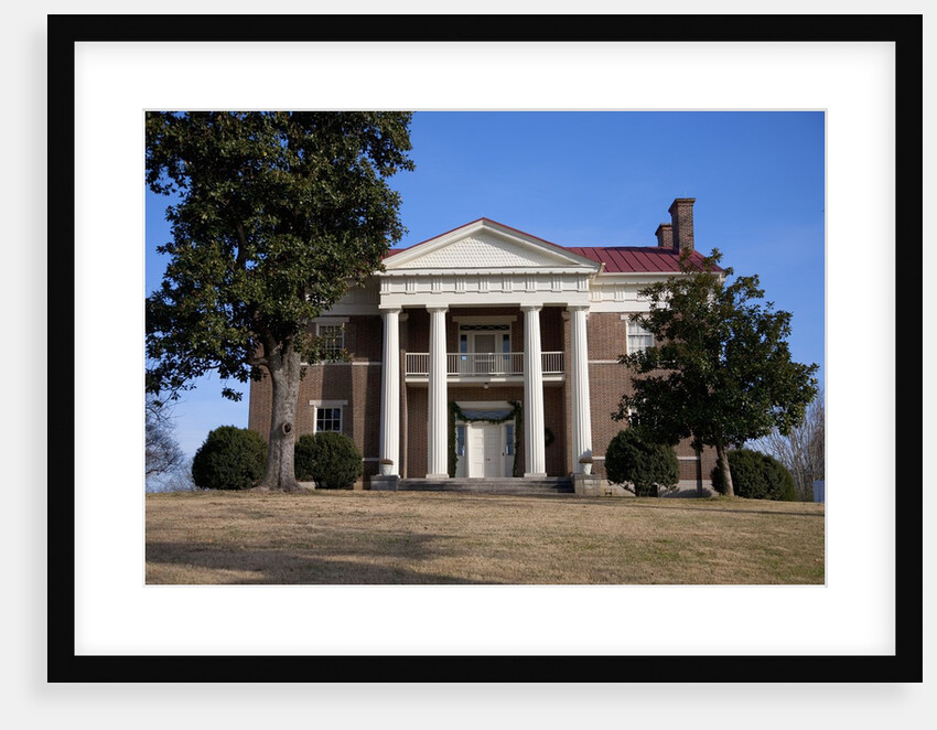 Tulip Grove Greek Revival home of Andrew Jackson Donelson, President Andrew Jackson's secretary, The Hermitage, Nashville, TN by Anonymous