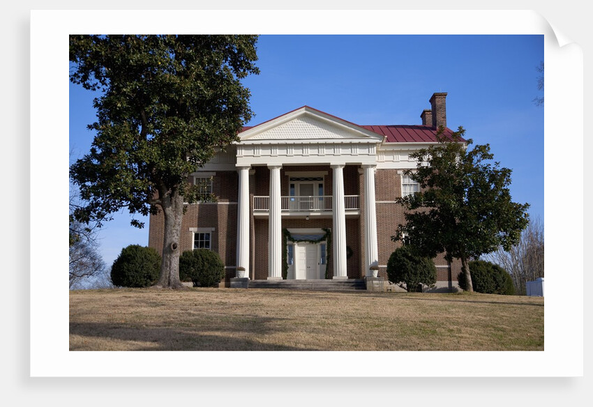 Tulip Grove Greek Revival home of Andrew Jackson Donelson, President Andrew Jackson's secretary, The Hermitage, Nashville, TN by Anonymous