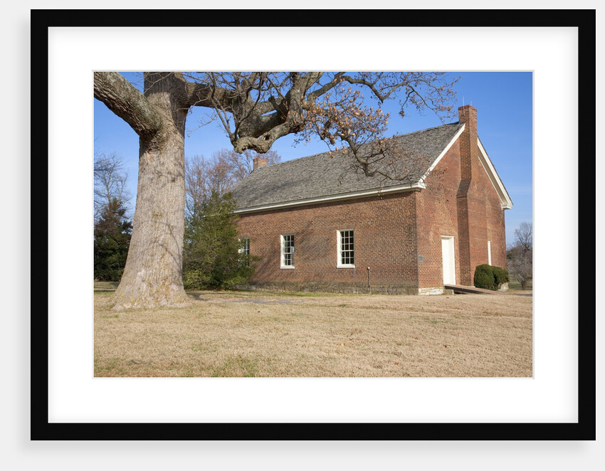 The Hermitage Church, built in 1824, The Hermitage, President Andrew Jackson Mansion, Nashville, Davidson County, Tennessee, USA by Anonymous