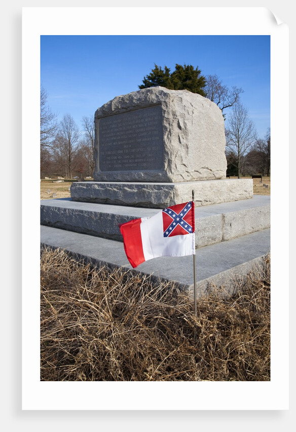 Confederate Flag at The Hermitage, President Andrew Jackson Mansion by Anonymous