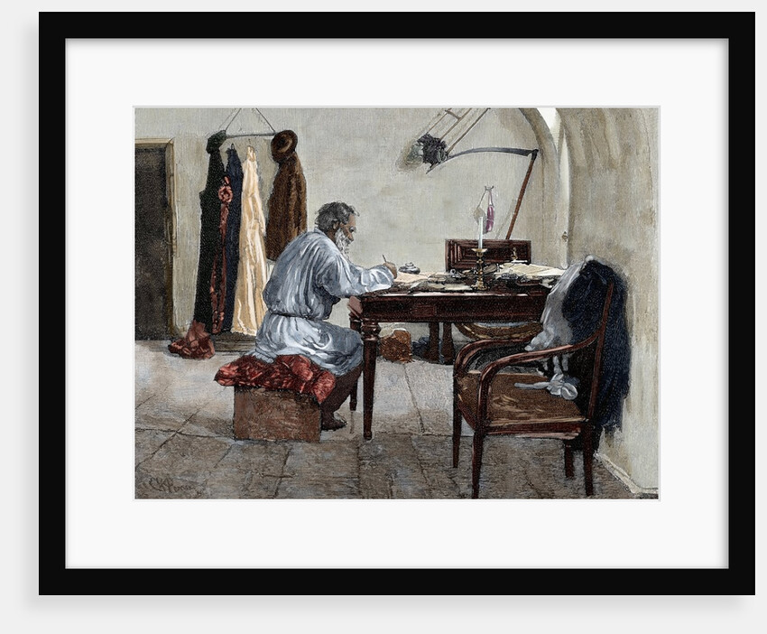 Leo Tolstoy (1828-1910). Russian writer. by Anonymous