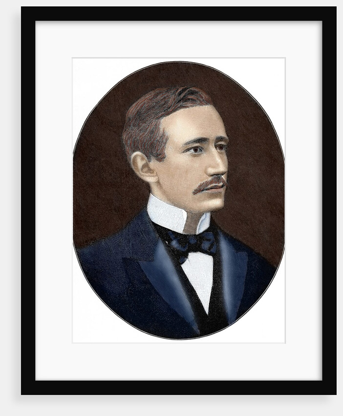 MARCONI, Guglielmo (1874-1937). Italian physicist. Nobel Prize in Physics in 1909. Engraving. by Anonymous