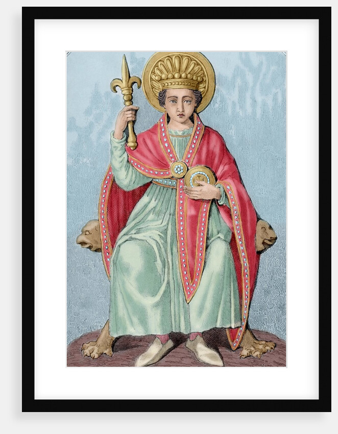 Pepin of Herstal, (635/45- 714). by Anonymous