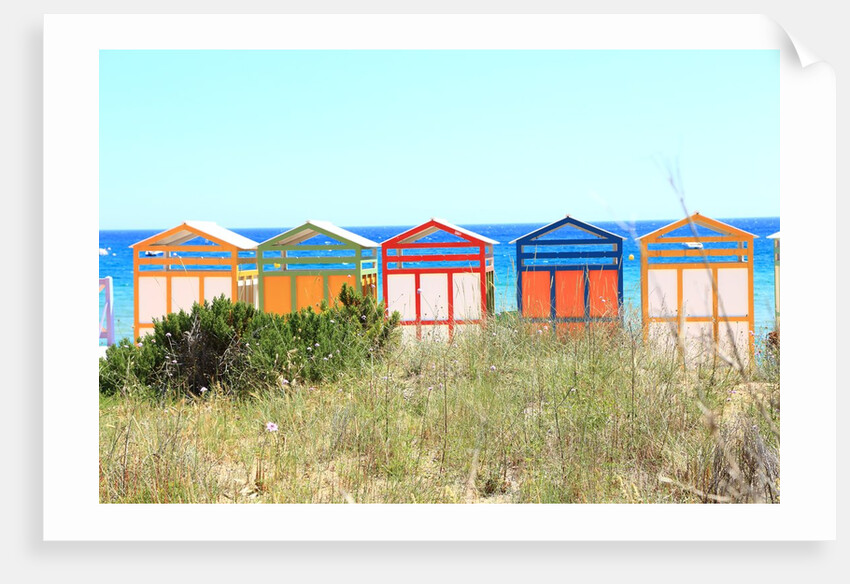 The famous Banys de S'AgarÃ² on the S'AgarÃ² beach by Anonymous