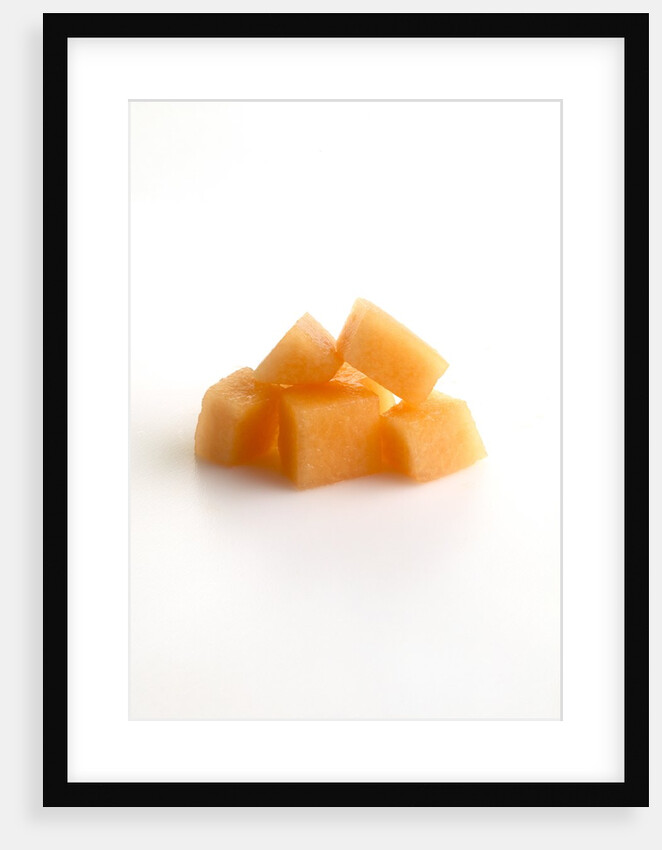 Large diced cantalope by Anonymous