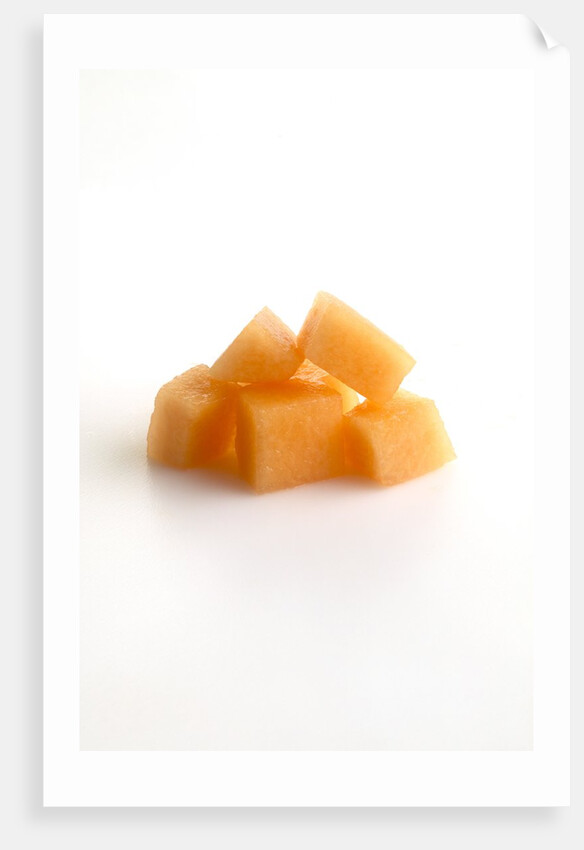 Large diced cantalope by Anonymous