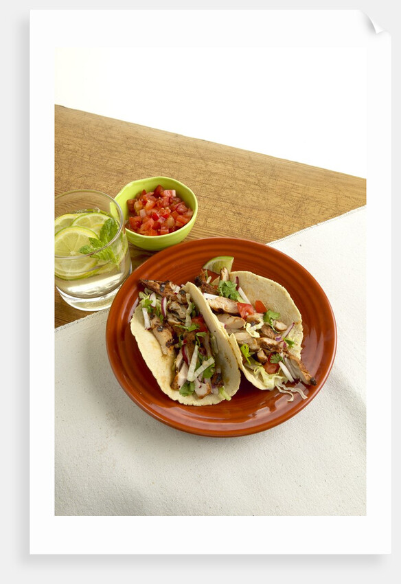 Grilled chicken tacos by Anonymous