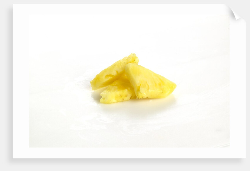 Cut pineapple by Anonymous