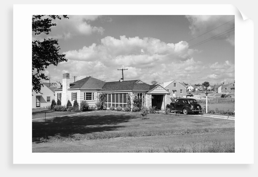 New constructed subdivision in the Northeast US, ca. 1947 by Anonymous