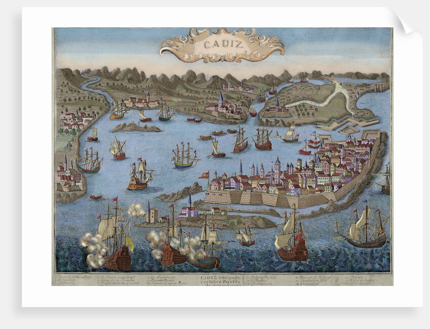 Spain, Cadiz, city and port by Anonymous