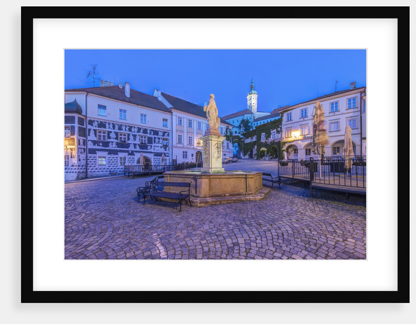 Mikulov Town Square at Dawn by Anonymous