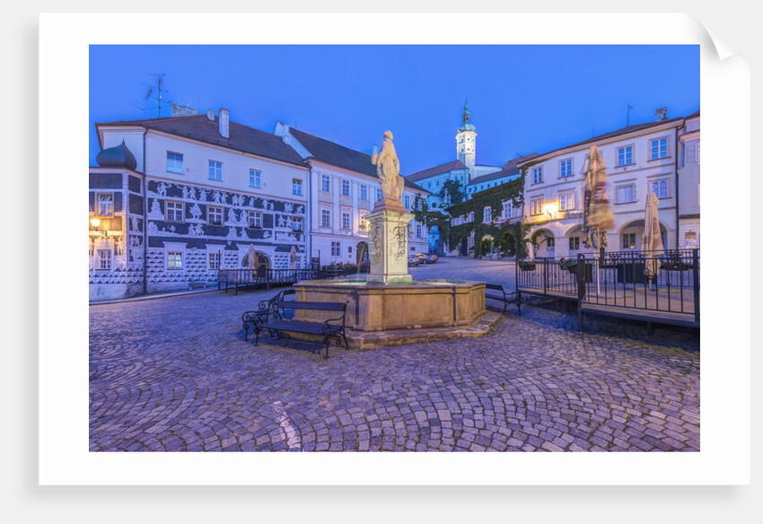 Mikulov Town Square at Dawn by Anonymous