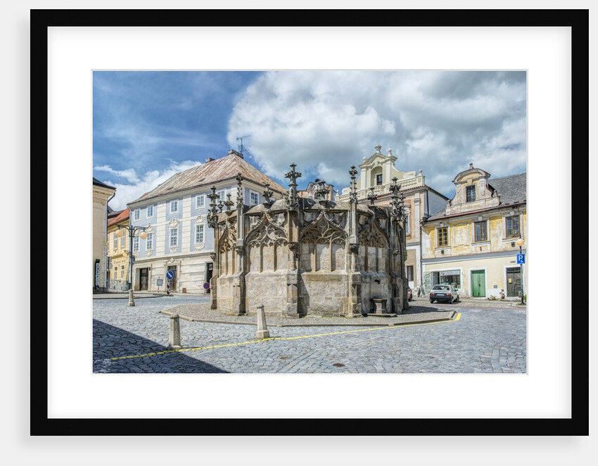 Gothic Stone Fountain by Anonymous