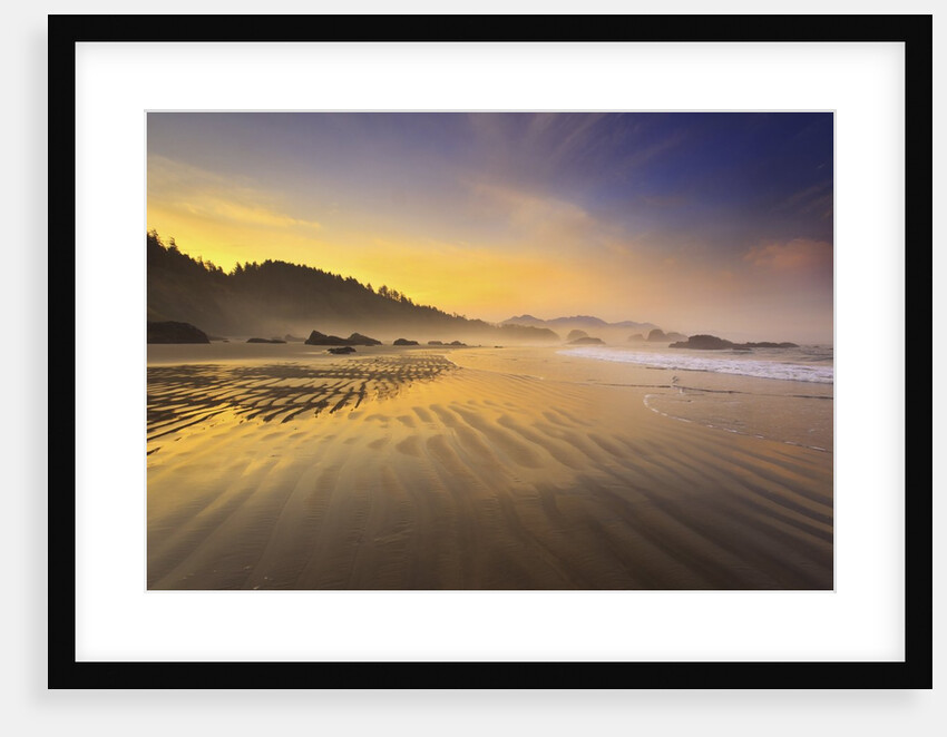 Sunrise over Crescent Beach, Oregon Coast, Pacific Ocean, Pacific Northwest by Anonymous