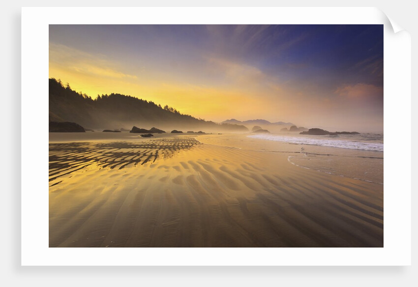 Sunrise over Crescent Beach, Oregon Coast, Pacific Ocean, Pacific Northwest by Anonymous