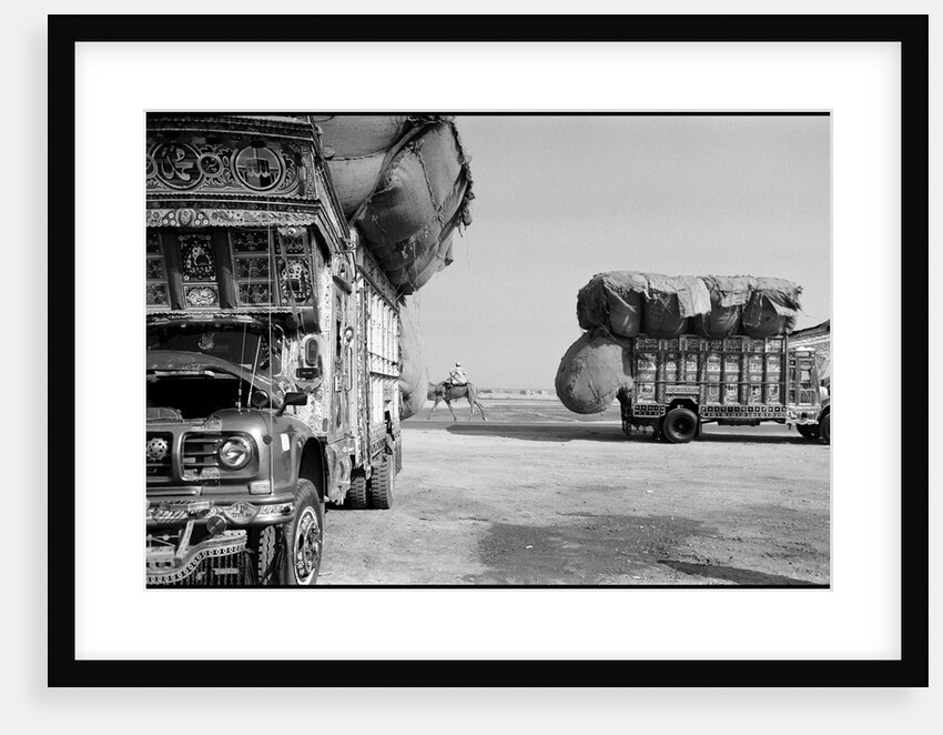 Pakistan, Truck on the Baluchistan road by Anonymous