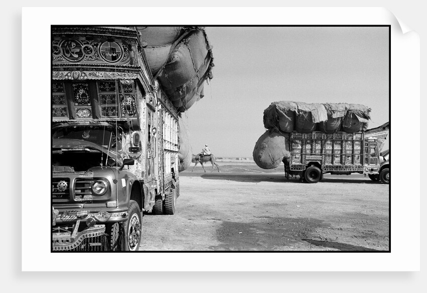 Pakistan, Truck on the Baluchistan road by Anonymous