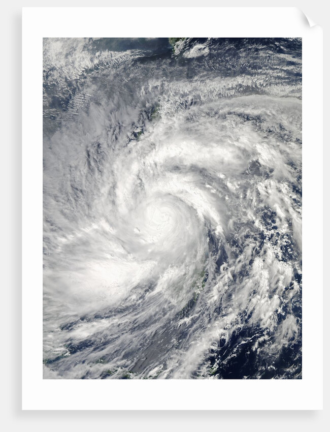 Super Typhoon Haiyan over the Phillipines by Anonymous