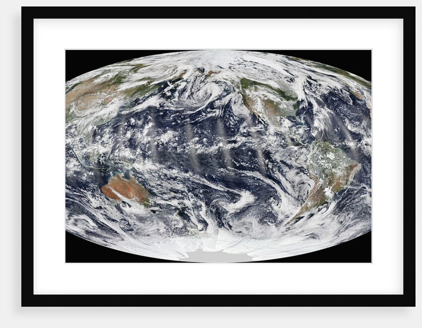 Global satellite image by Anonymous