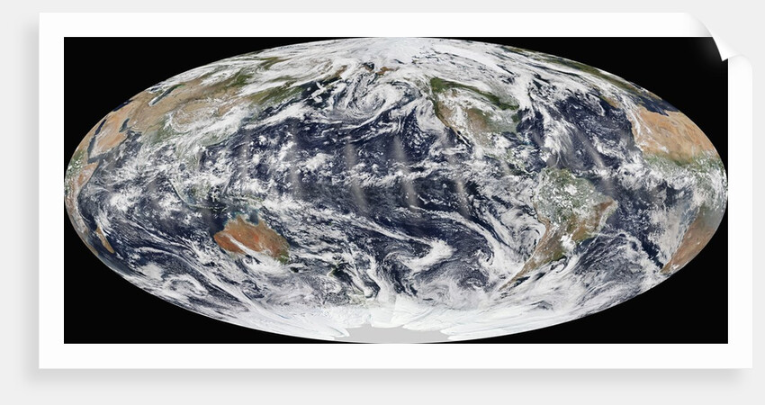 Global satellite image by Anonymous