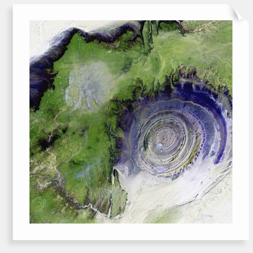 Richat Structure in Mauritania by Anonymous