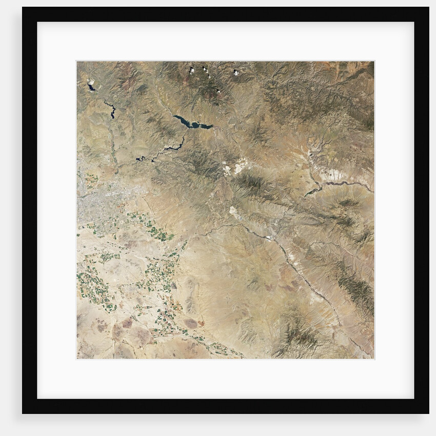 Satellite view of Phoenix, Arizona by Anonymous