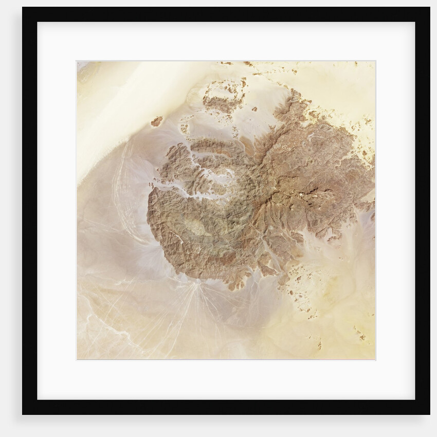 Jebel Uweinat Mountains, Sahara Desert, on the borders of Egypt, Libya and Sudan by Anonymous