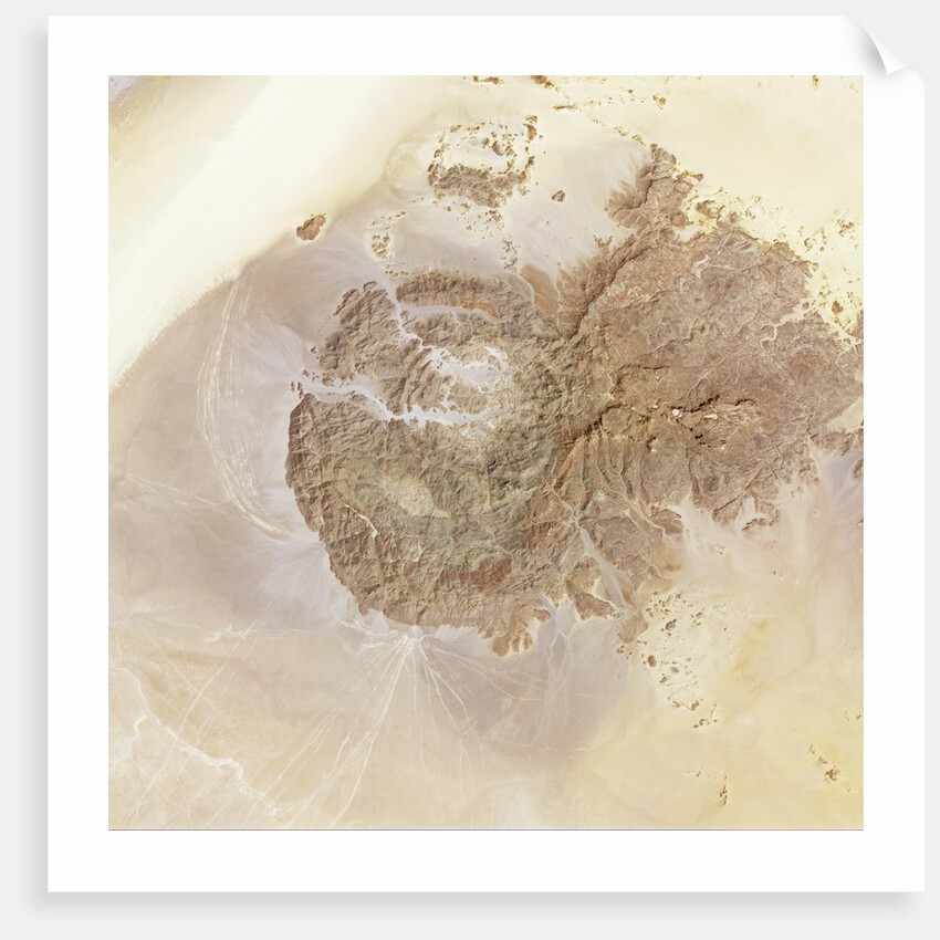 Jebel Uweinat Mountains, Sahara Desert, on the borders of Egypt, Libya and Sudan by Anonymous