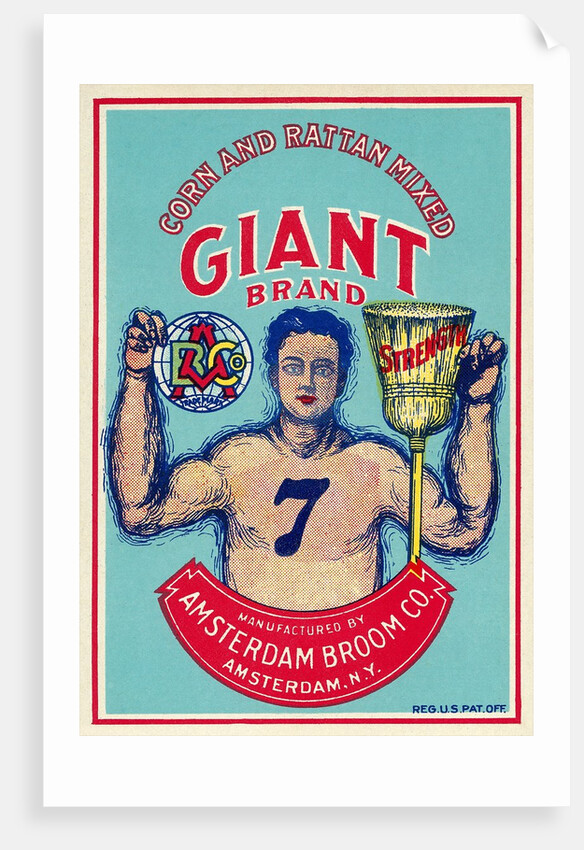 Label for Giant Brand Broom by Anonymous