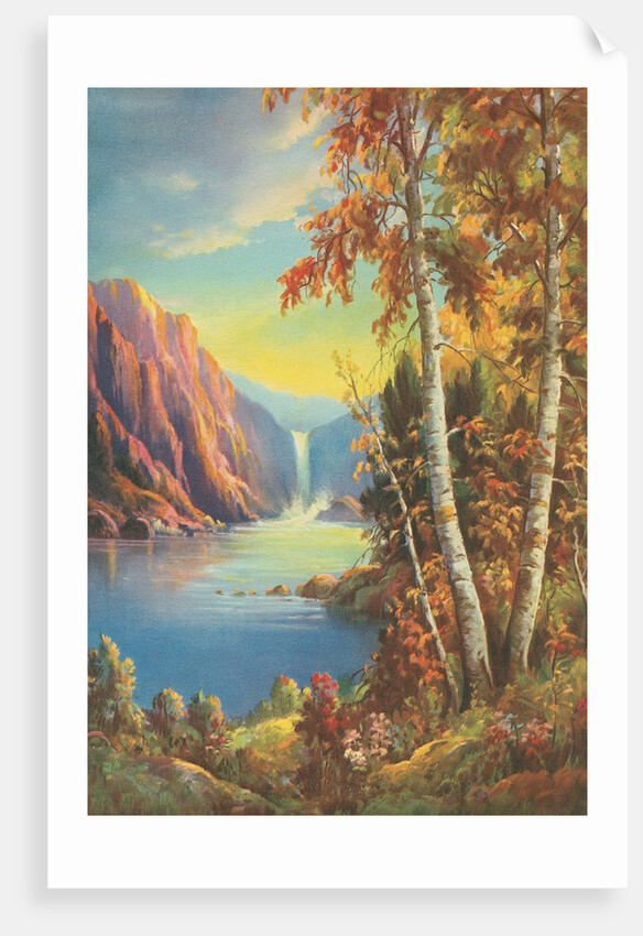 Sylvan Mountain Scene by Anonymous