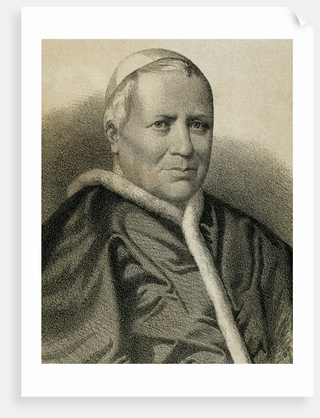 Pius IX (1792-1878). Italian pope. by Anonymous