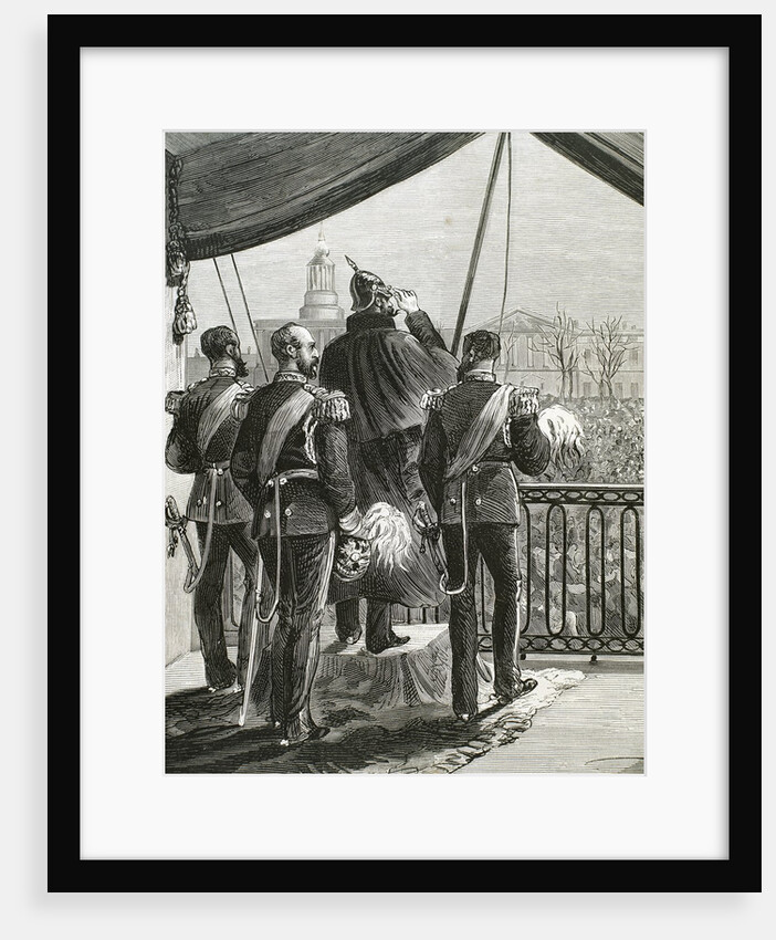 Popular support to the Tsar Alexander II (1818-1881). St. Petersburg. Russia. by Anonymous