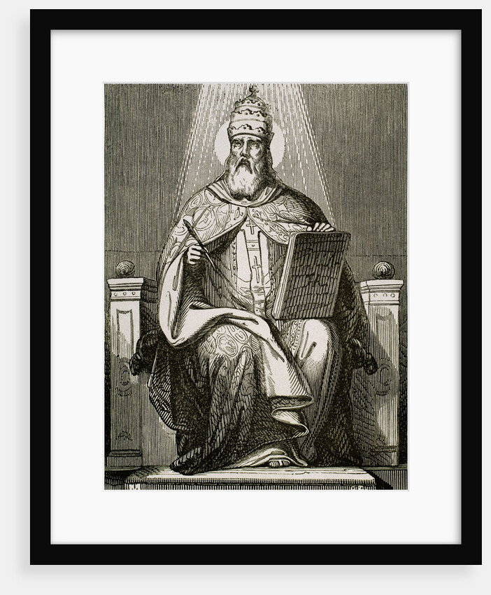 Saint Damasus I, (304-384). Roman pope (366-384). by Anonymous