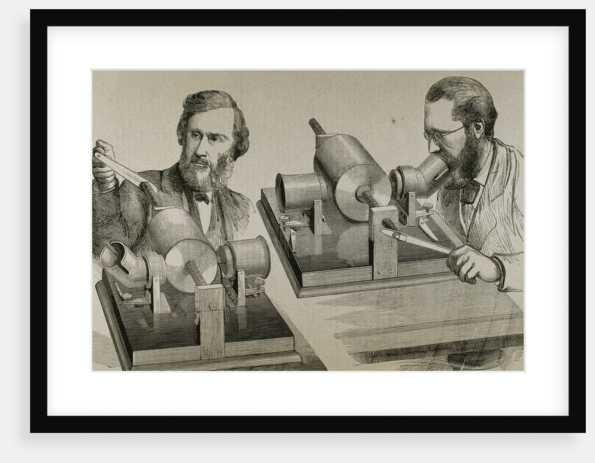 Phonograph by Thomas Alva Edison (1847-1931). by Anonymous