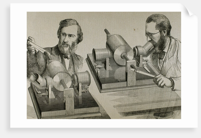 Phonograph by Thomas Alva Edison (1847-1931). by Anonymous