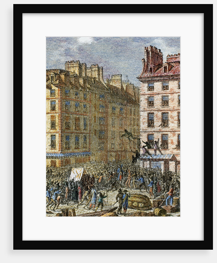 French Revolution (1789-1799). Foulon execution on 22 July 1789. by Anonymous