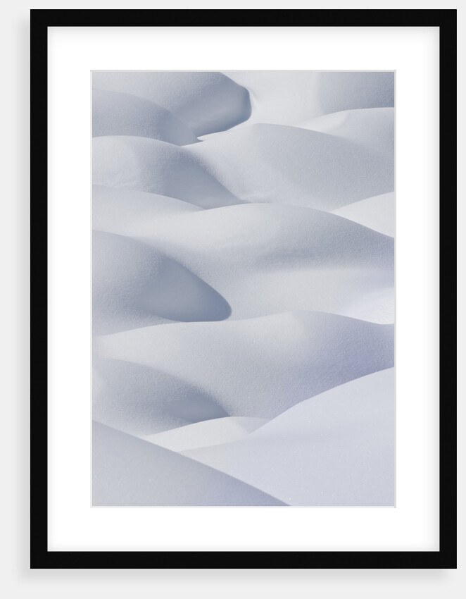 Snow Mounds by Anonymous