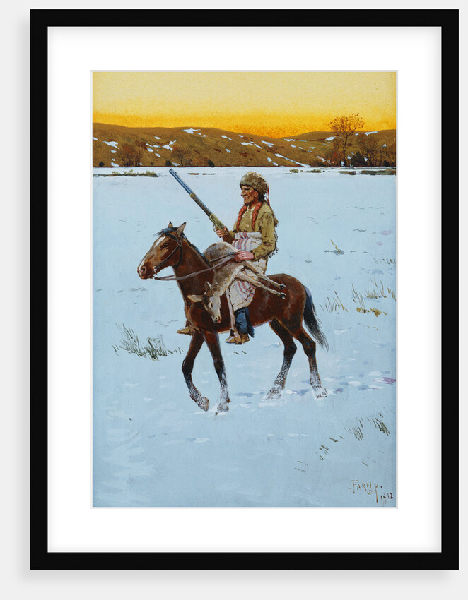 Indian Returning From the Hunt by Henry Francois Farny